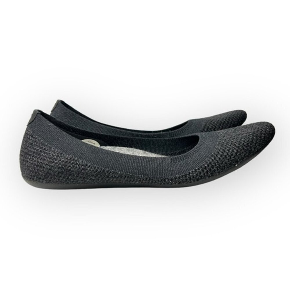 Allbirds Tree Breezers Ballet Flats Heathered Black 9